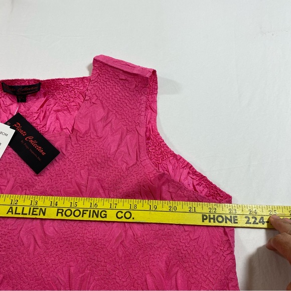 Pleats Collection 3 piece Skirt Set Women’s 1X-2X Tank Top Button down Blouse - Picture 4 of 16